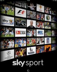 Sky Sport App auf dem iPad