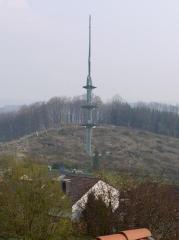 Gel�nde mit geplantem Sendemast