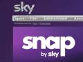 Sky-Webseite wirbt fr Sky Snap