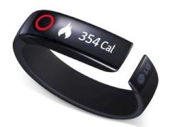 Das LG Lifeband Touch zeigt die verbrauchten Kalorien an