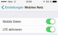 LTE nach dem Circuit Switched Fallback mit iPhone 5 im E-Plus-Netz zunchst nicht nutzbar