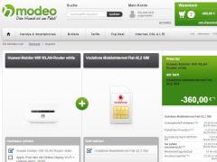 Der Datentarif MobileInternet Flat 42,2 von Vodafone als Deal bei Modeo