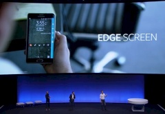 Samsung Galaxy Note Edge: Ein seitliches Display fr Benachrichtigungen.