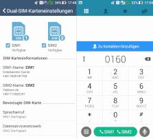 Dual-SIM-Funktion beim Asus ZenFone 5