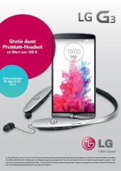 Werbeplakat LG-G3-Aktion