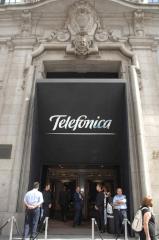 Telefnica Flagship Store in Madrid. Telefnica will o2 UK verkaufen.