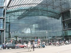 o2-Test am Berliner Hauptbahnhof