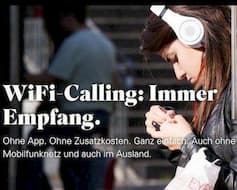WiFi-Calling-Werbung des schweizerischen Netzbetreibers Salt