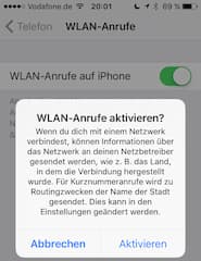 WiFi Calling fr Vodafone- und o2-Kunden