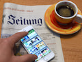 Die Deutschen lesen Nachrichten am liebsten auf dem Smartphone bei serisen Medien - und in der Zeitung