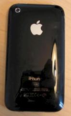 Rckseite des neuen Apple iPhone 3G S