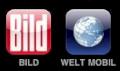 Icons der Bild- und Welt-App auf dem iPhone