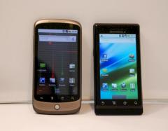 Google Nexus One vs. Motorola Milestone