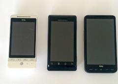 Grenvergleich zwischen HTC Hero, Motorola Milestone, HTC HD2