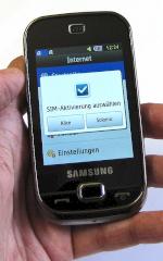 Dual-SIM-Handy Samsung B5722 bei E-Plus