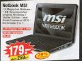 MSI Wind U110 Netto Netbook Schnppchen Sonderangebot 179 Euro