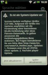 Update auf Android 2.1 frs HTC Hero