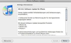 iOS-Update auf dem iPhone