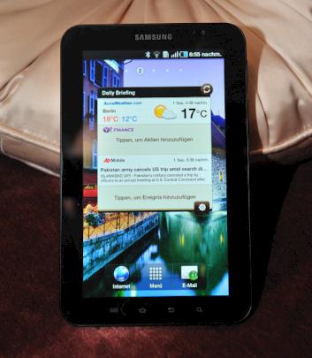 Widgets auf dem Samsung Galaxy Tab - Klick zu Bild 9