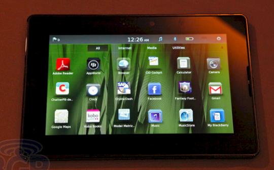 RIM Blackberry Playbook Tablet Hands On Test