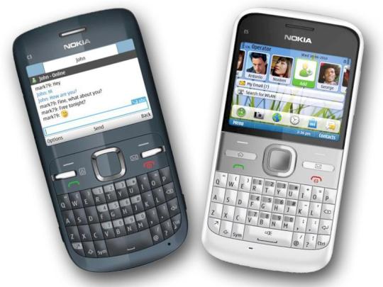 Nokia C3-00 und E5