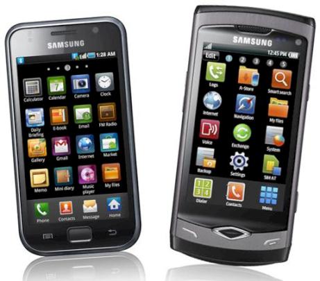 Samsung Wave S8500, Samsung I9000 Galaxy S