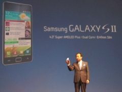 Samsung Galaxy S2 auf dem MWC 2011