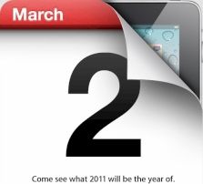 Am 2. Mrz wird das iPad 2 vorgestellt