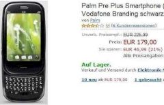 Palm Pre Plus bei Amazon fr 179 Euro