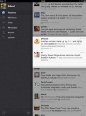 Twitter auf dem iPad von Apple.