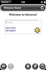 Universe Browser fr webOS