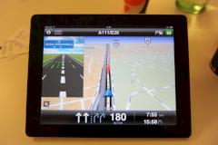 TomToms neue iPad-App zeigt mehrere Fahrspuren