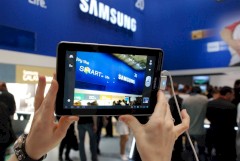 Das Display als Glanzstck beim neuen Samsung-Tablet