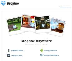 Dropbox bietet viel Komfort, aber wenig kostenlosen Speicher