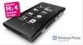 Telekom-Werbung fr das App-Guthaben beim Nokia Lumia 800