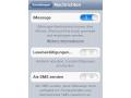 Das Senden der iMessage per SMS lsst sich abschalten