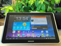 Home-Screen des Samsung Galaxy Tab 10.1N