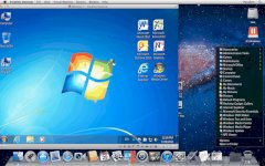 Windows in einem Fenster unter Mac OS X. Hier ein Beispiel mit Parallels Desktop.