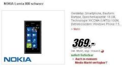 Nokia Lumia 800 bei MediaMarkt fr 369 Euro