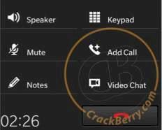 Blackberry 10 mit Video-Chat-Funktion