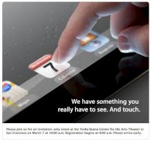 Apple ldt zur Vorstellung des iPad 3 am 7. Mrz