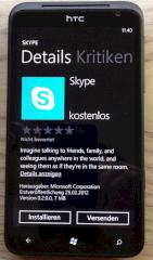 Skype fr das Windows Phone im Marketplace