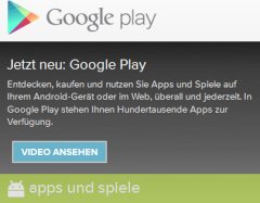 Der Android Market heit jetzt Google Play.