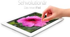 Apple-Werbung fr das neue iPad