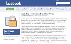 Skandal: Personaler fordern Facebook-Login von Bewerbern