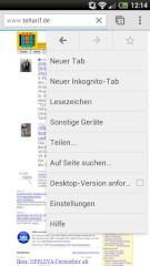 Neue Features bei Chrome fr Android