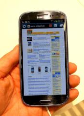 Browser des Samsung Galaxy S3