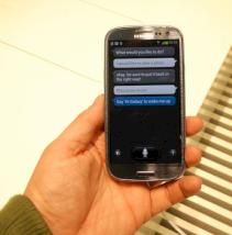 Samsung Galaxy S3 mit Sprachsteuerung