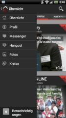 Google+-Update fr Android: Das Men in der bersicht.