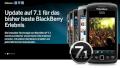 Fr einige aktuelle Blackberry-Modelle steht das Update auf Blackberry 7.1 bereit.